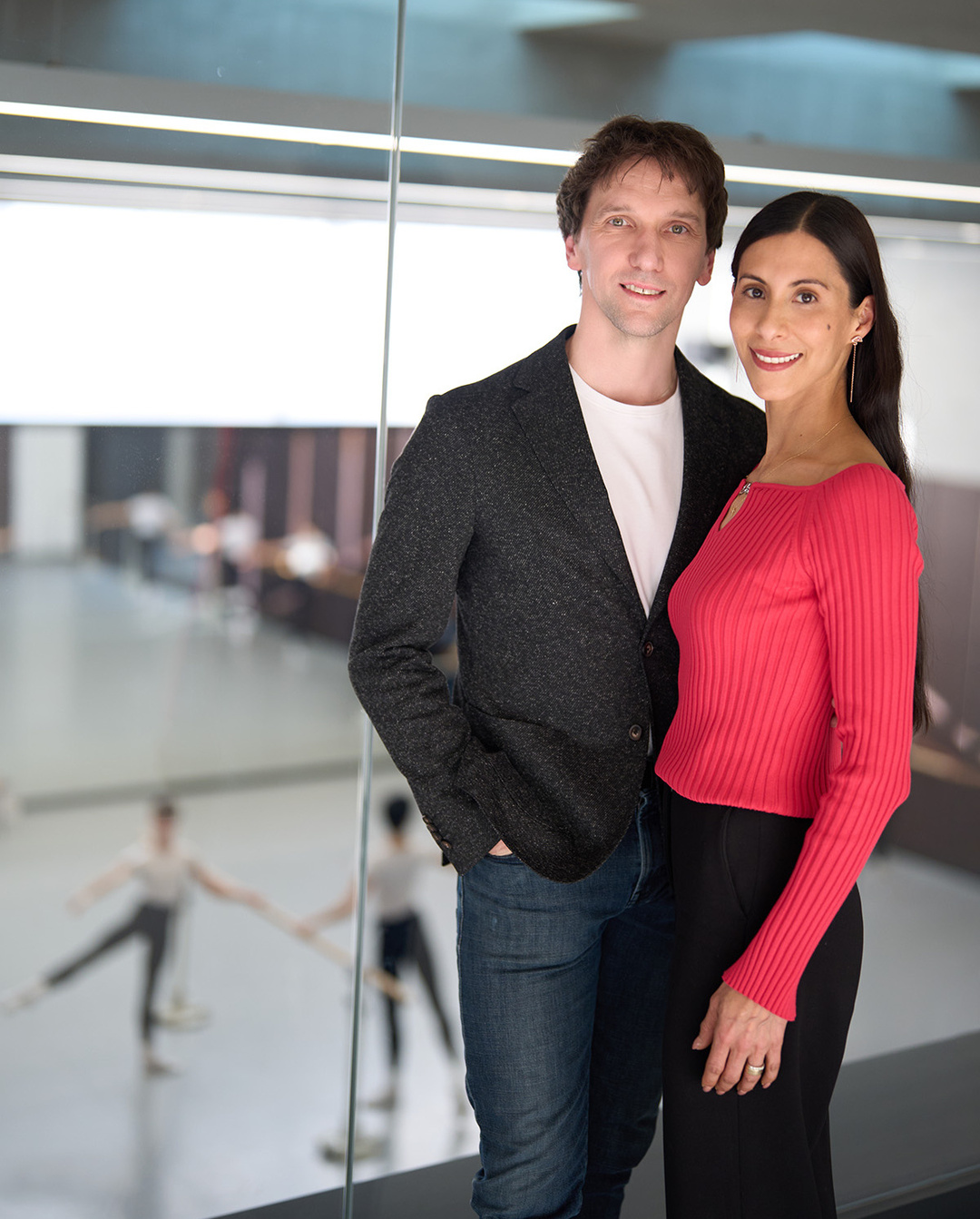 Elisa Carrillo Cabrera and Mikhail Kaniskin at the John Cranko School; photo: Carlos Quezada