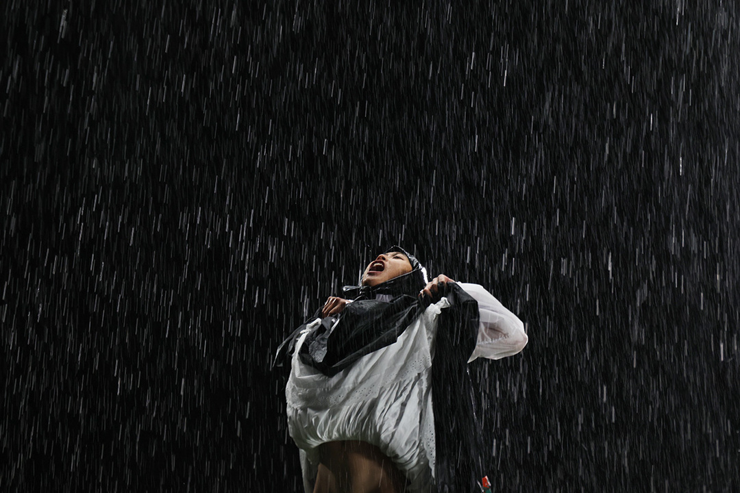 Ting Lee in Marina Abramović's *Balkan Erotic Epic*; photo: Marco Anelli