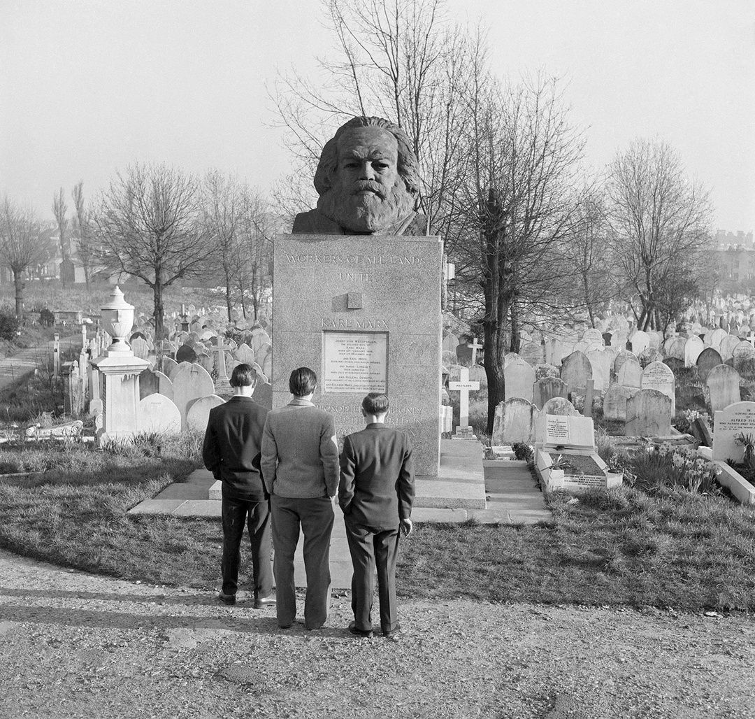 Das Grab von Karl Marx auf dem Londoner Highgate-Friedhof. Foto: picture alliance/Heritage-Images