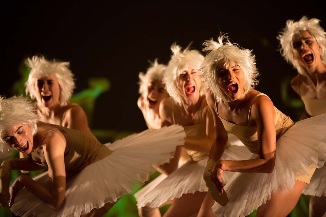 «Le chant du cygne: Le lac» von Marie Chouinard, Gauthier Dance//Dance Company Theaterhaus Stuttgart Foto: Jeanette Bak