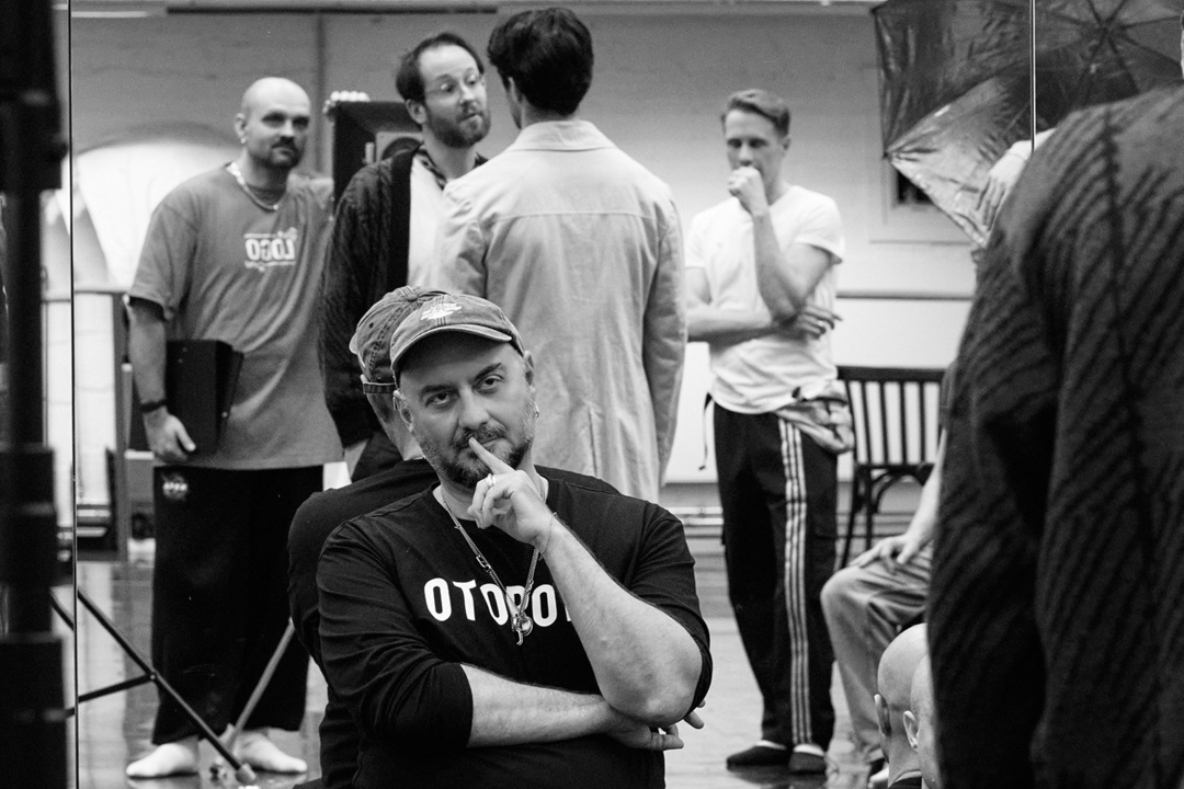 Kirill Serebrennikov during rehearsals for *Nurejew*, Staatsballett Berlin; photo: Carlos Quezada