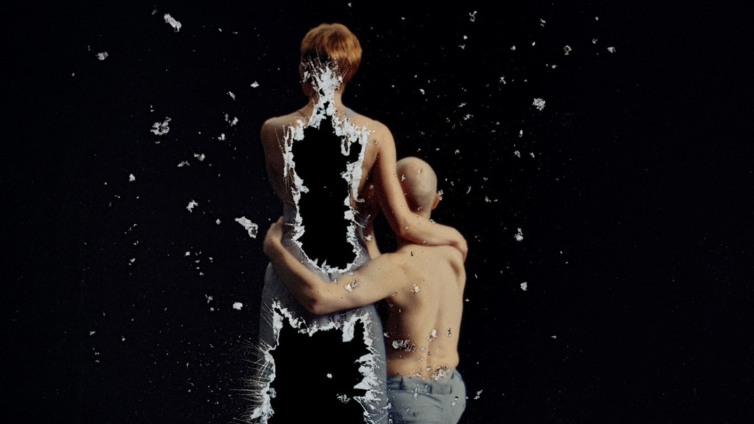 Gesa Volland and Damian Gmür in Alina Cyranek's *Fassaden*, filmstill; photo and background: Rotzfrech Cinema