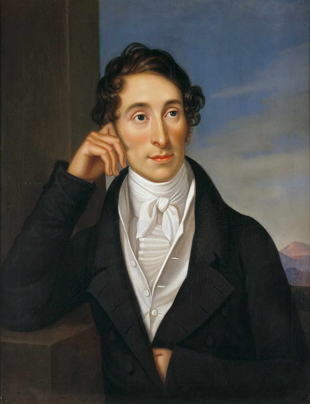Carl Maria von Weber, Bildnis von Caroline Bardua, 1821