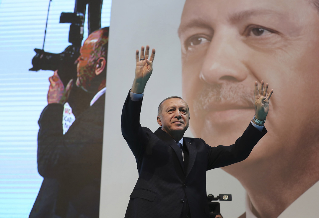 Staatslenker Recep Tayyip Erdogan, Foto: picture alliance / AP Photo