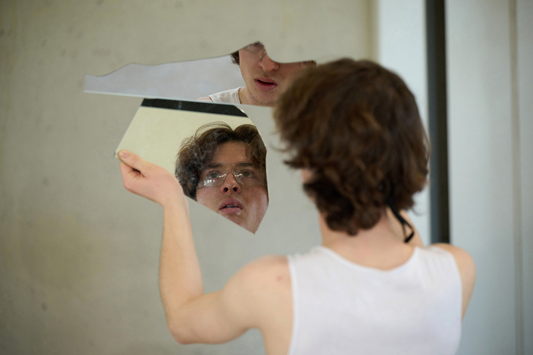 *54 Hours Performances* as part of the "Free Interdisciplinary Performance Lab", a teaching project by Marina Abramović with students from the Folkwang University of the Arts, 2023; photo: Gustav Glas