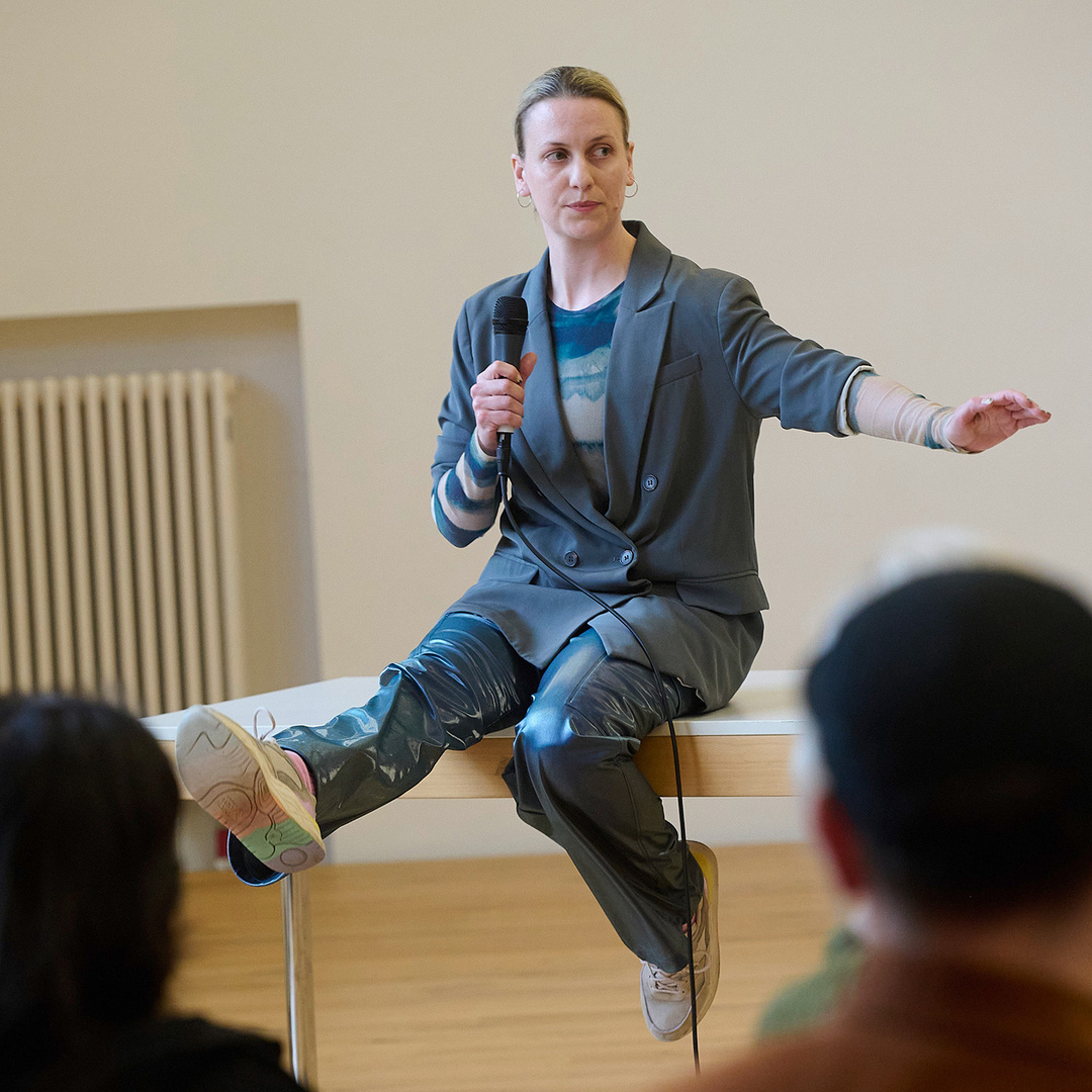 *Pitching Session Saxony*: Cindy Hammer, go plastic company, Villa Wigman; photo: Stephan Floss