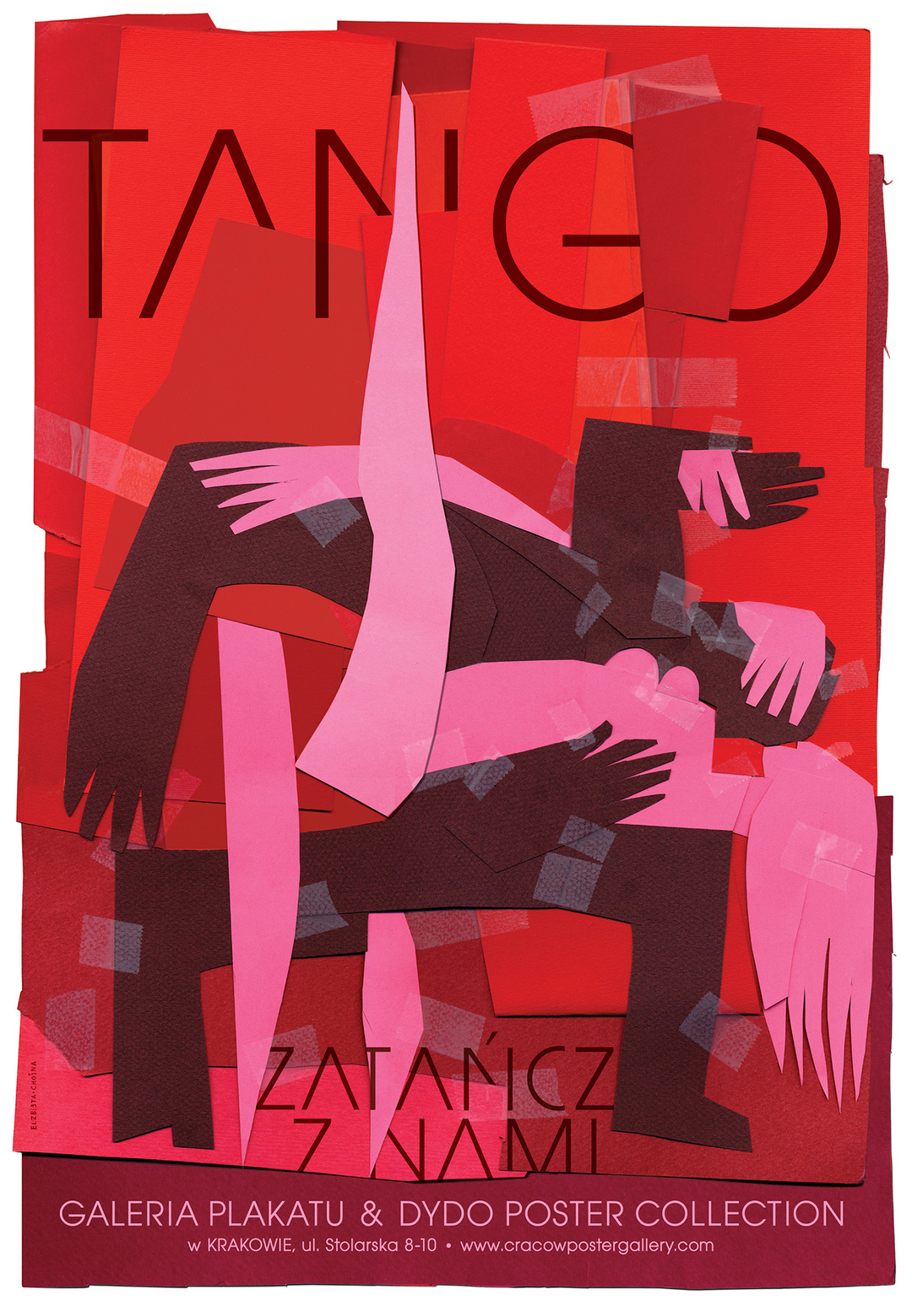 Elżbieta Chojna, *TANGO*, Galeria Plakatu & Dydo Poster Collection, Krakow, 2008, Offset print © Elżbieta Chojna