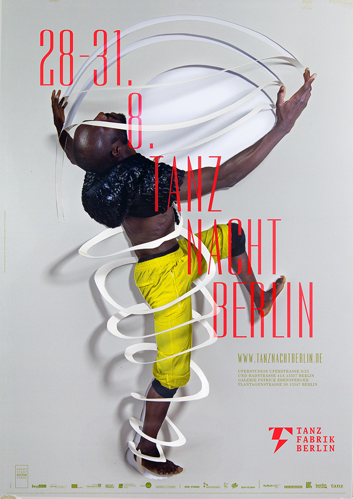 milchhof:atelier, Benjamin Klunker (styling), Michael Rudolph, Andreas Töpfer, Tanznacht Berlin, Tanzfabrik Berlin e.V., 2014, digital print, © milchhof:atelier