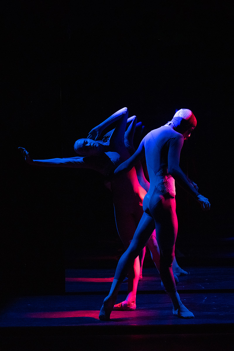 Sophie Elisabeth Schippani and Sébastien Urban Vidal in *Strauss 2225: Dances for the Future* by Robert Binet, Junior Company of the Vienna State Ballet Academy; photo: Marian Furnica
