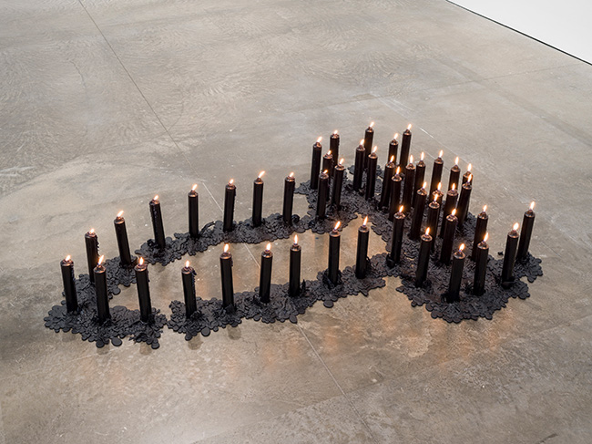 Ana Mendieta, *Ñañigo Burial* 1976 © The Estate of Ana Mendieta Collection, LLC. Licensed by Artist Rights Society (ARS), New York / DACS, 2026 / Courtesy Marian Goodman Gallery and Alison Jacques, London. Photo Alex Yudzon