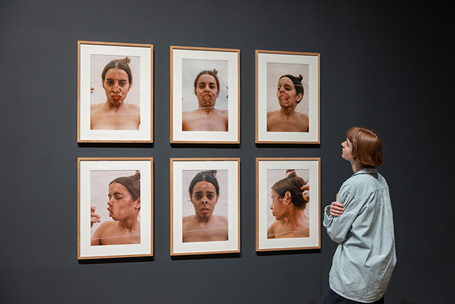 Ana Mendieta *Untitled (Glass on Body Imprints)* 1972/1997. installation view at Tate Modern 2026. Artworks © The Estate of Ana Mendieta Collection, LLC. Licensed by Artist Rights Society (ARS), New York. DACS 2026. Photo © Tate (Yili Liu)