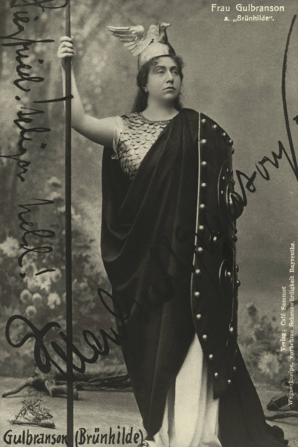 Ellen Gulbranson als Brünnhilde 1902, Foto: picture-alliance