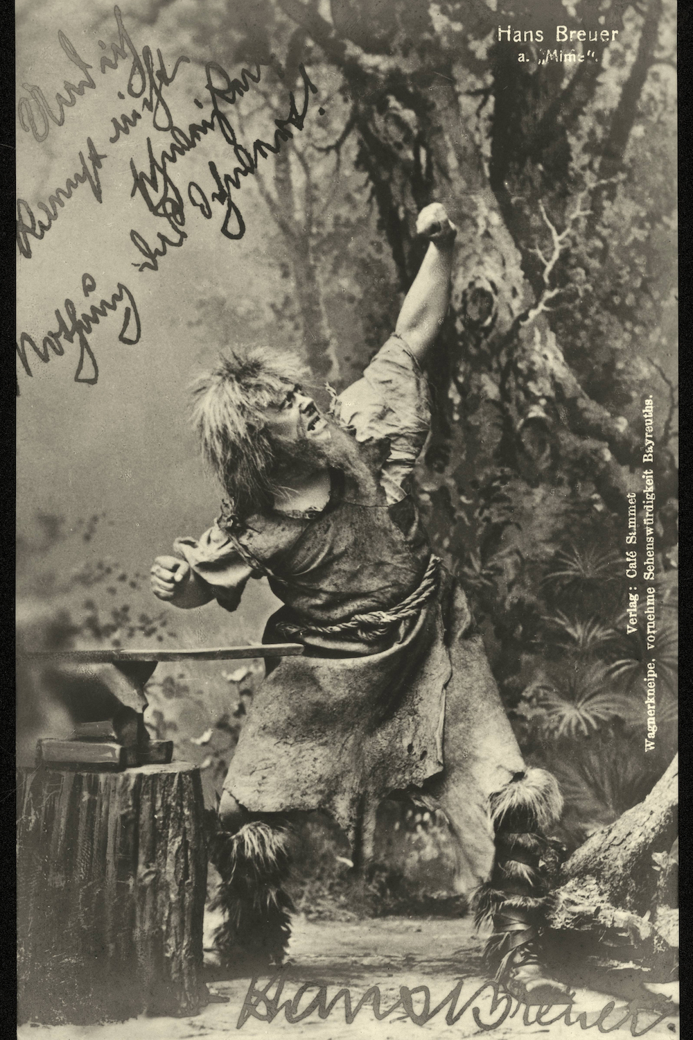Hans Breuer als Mime (Der Ring des Nibelungen, 1904), Foto: picture-alliance