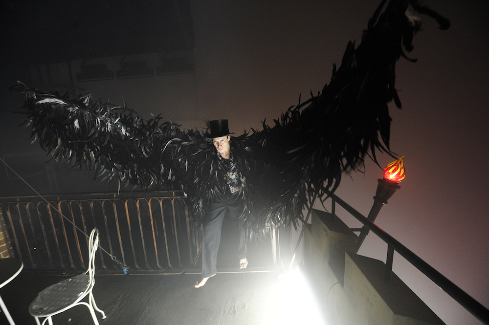 Marc Hosemann als Mephisto, Foto: Volksbühne/Thomas Aurin