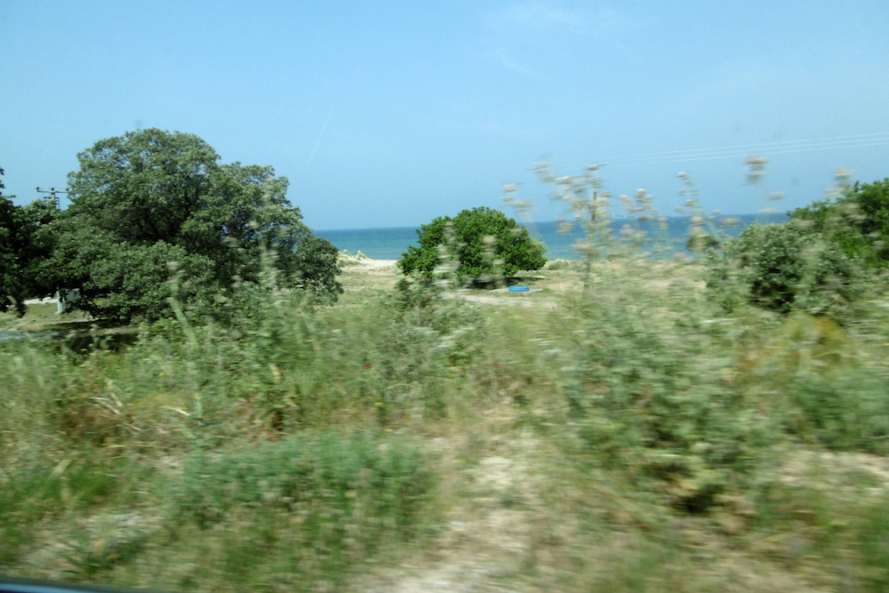 An diesem Strand befand sich angeblich das Heerlager der Griechen. Foto: Dorion Weickmann