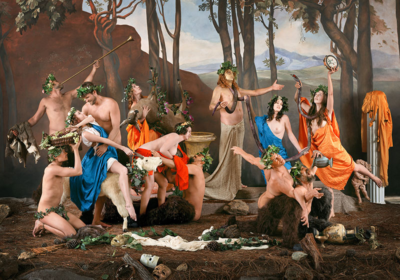 Eleanor Antin, The Triumph of Pan (after Poussin), Ronald Feldman Gallery, New York, Foto: Eleanor Antin