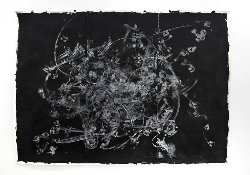 Luis Casanova Sorolla, Yui Kawaguci, 2015, Aquarell, Courtesy Galerie Sturm, Foto: Luis Casanova Sorolla