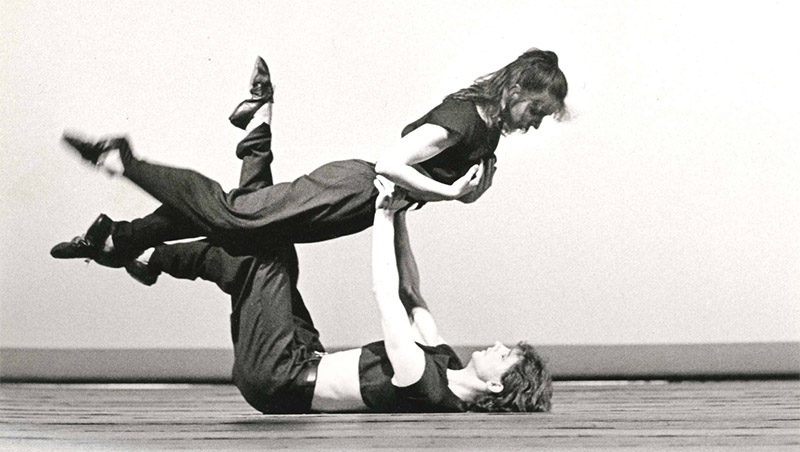 Silvana und Mario Schröder in ihrem Stück «Der Riss», 1988 beim Choreografenwettbewerb Dessau mit dem Förderpreis ausgezeichnet, Fotos: Siegfried Prölss