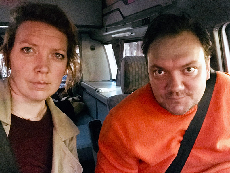 Lina Beckmann und Charly Hübner, Foto: privat